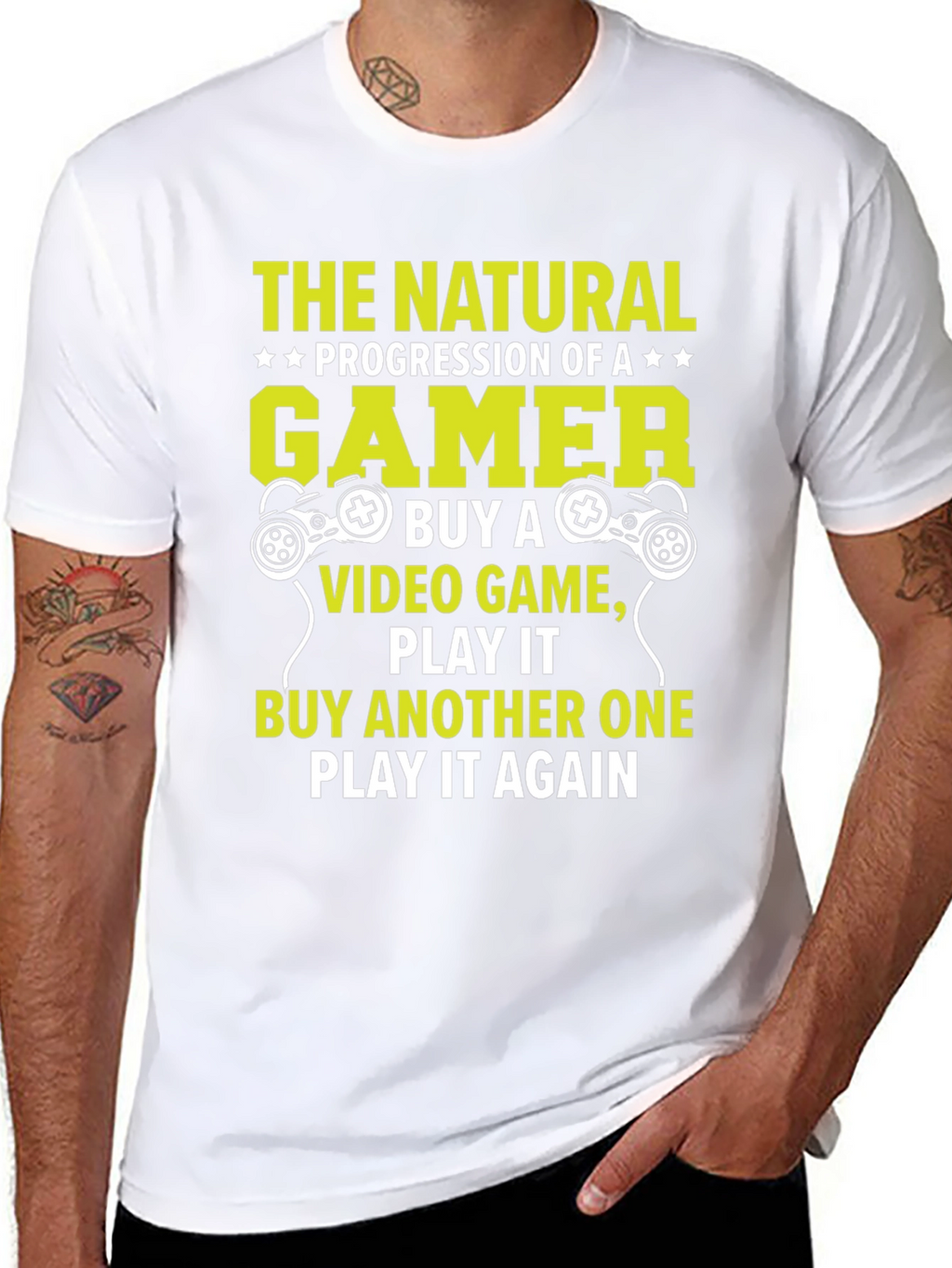 The Natural Progression of a Gamer T-Shirt