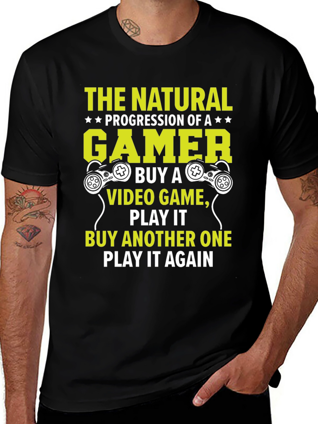 The Natural Progression of a Gamer T-Shirt