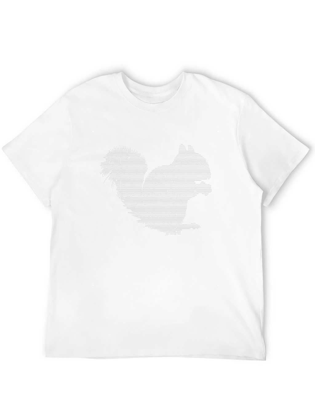 Squirrel Graphic Tee - Black Cotton T-Shirt