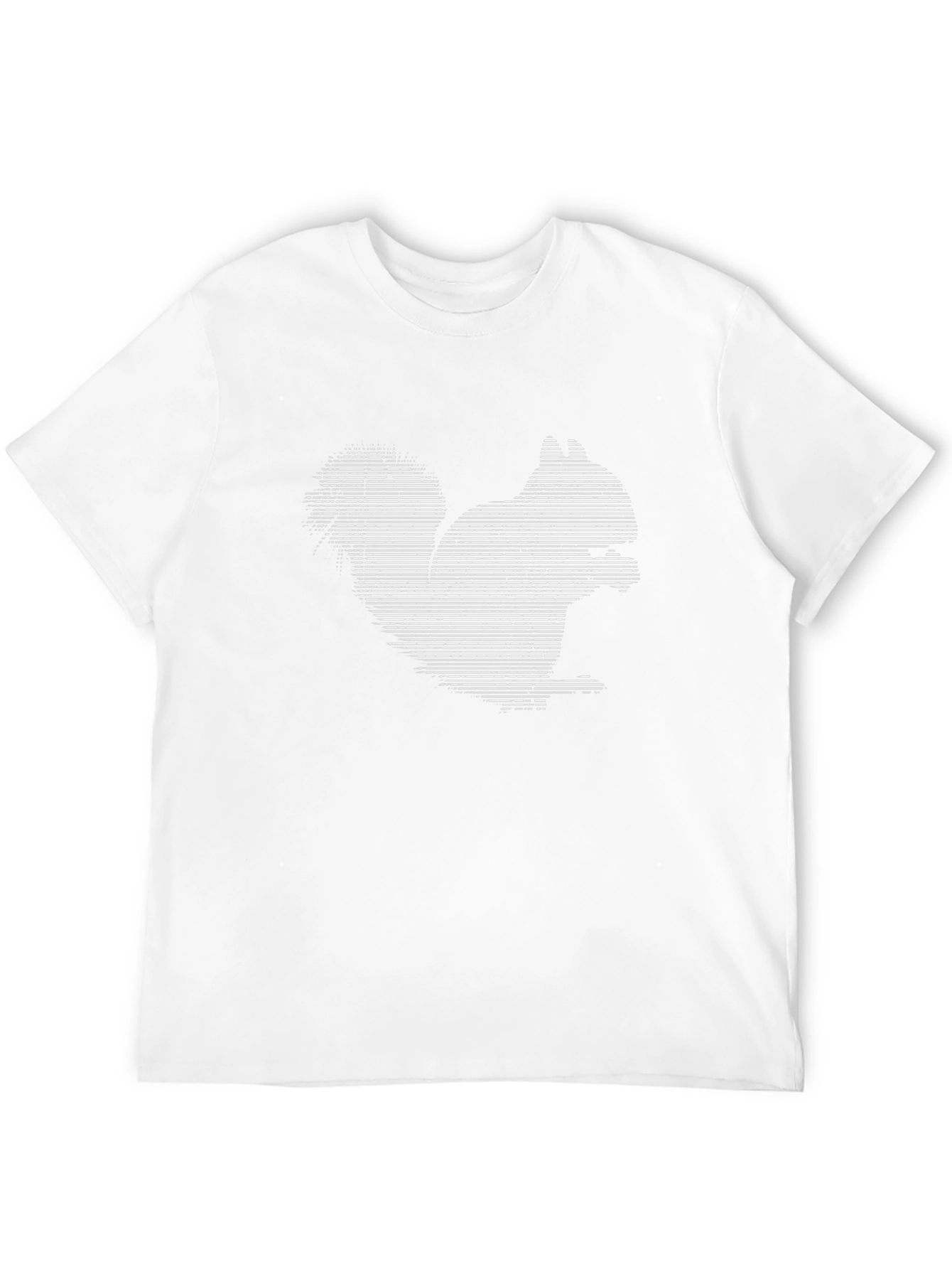 Squirrel Graphic Tee - Black Cotton T-Shirt