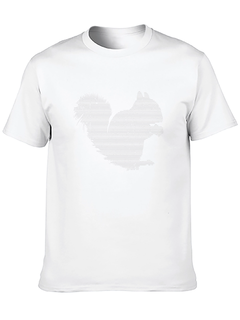 Squirrel Graphic Tee - Black Cotton T-Shirt