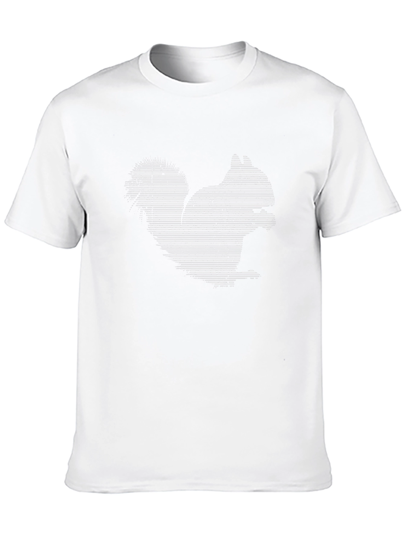 Squirrel Graphic Tee - Black Cotton T-Shirt