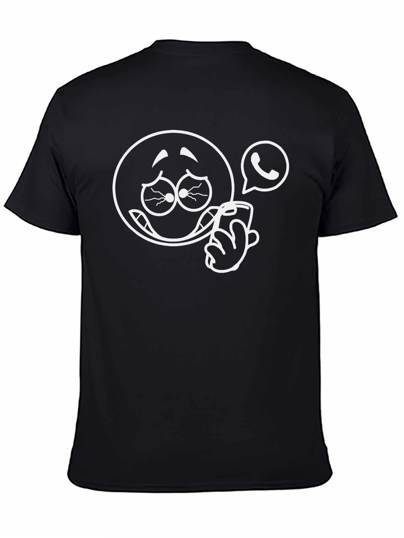 Funny Emoji Black T-Shirt