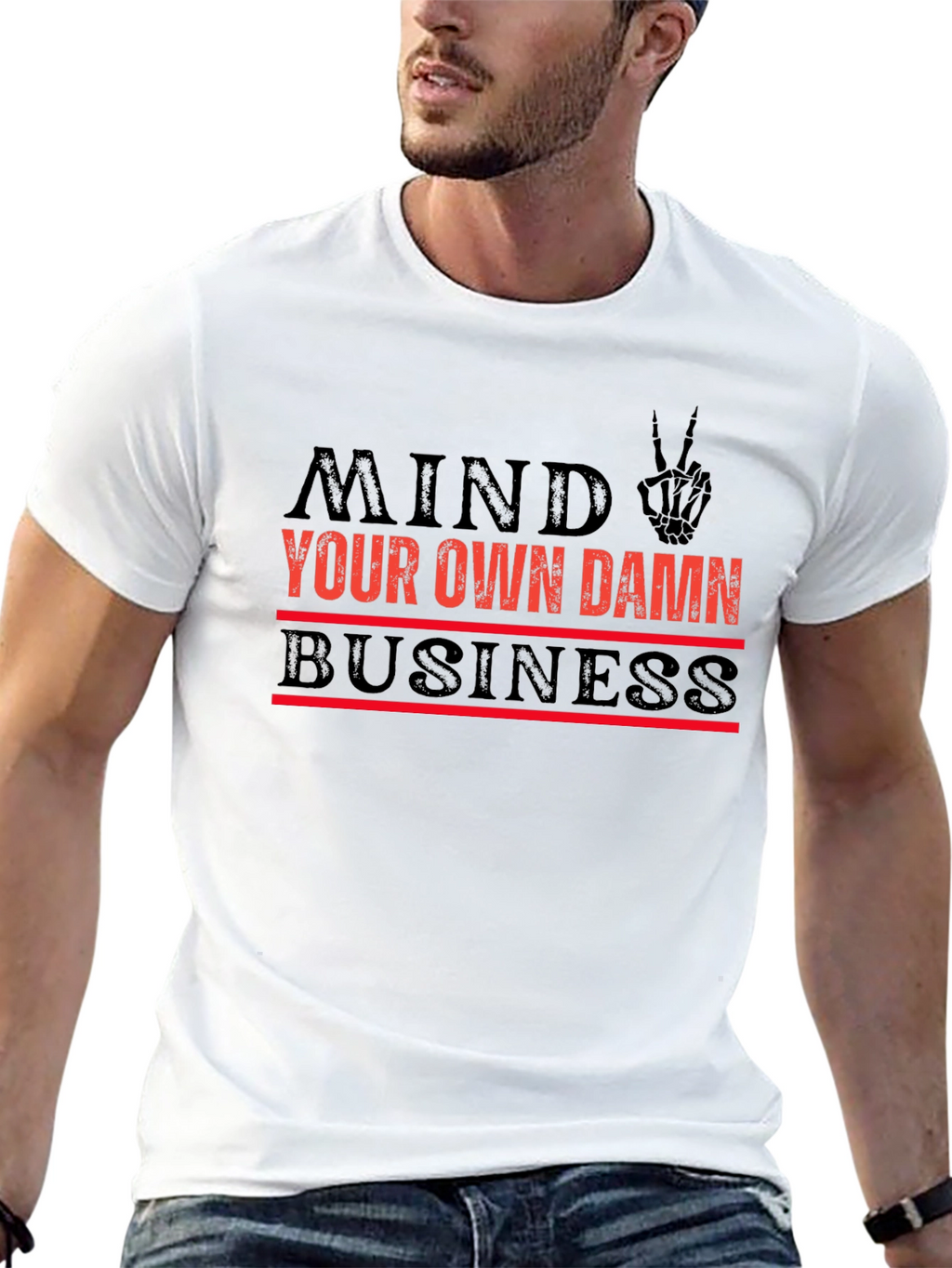 Mind Your Own Damn Business Graphic T-Shirt