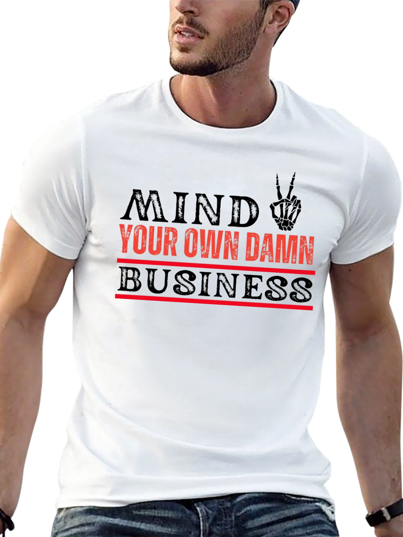 Mind Your Own Damn Business Graphic T-Shirt