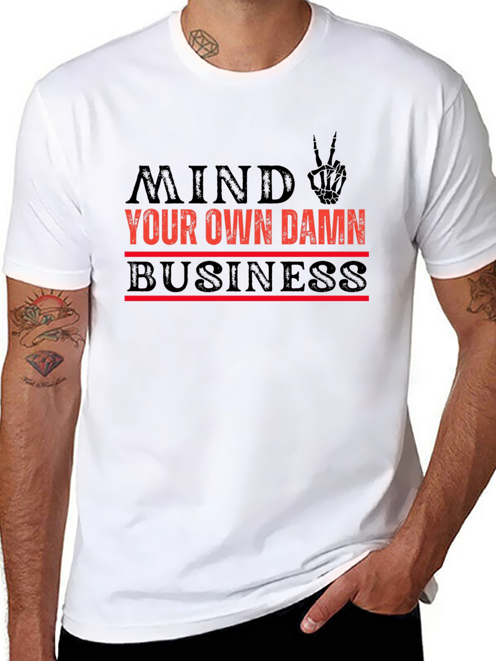 Mind Your Own Damn Business Graphic T-Shirt