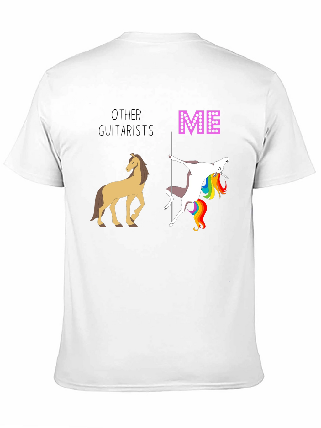 Funny Guitarist T-Shirt: Other Guitarists vs. Me Design