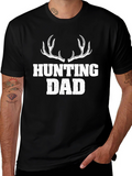 Hunting Dad T-Shirt - Antler Design - Perfect Gift