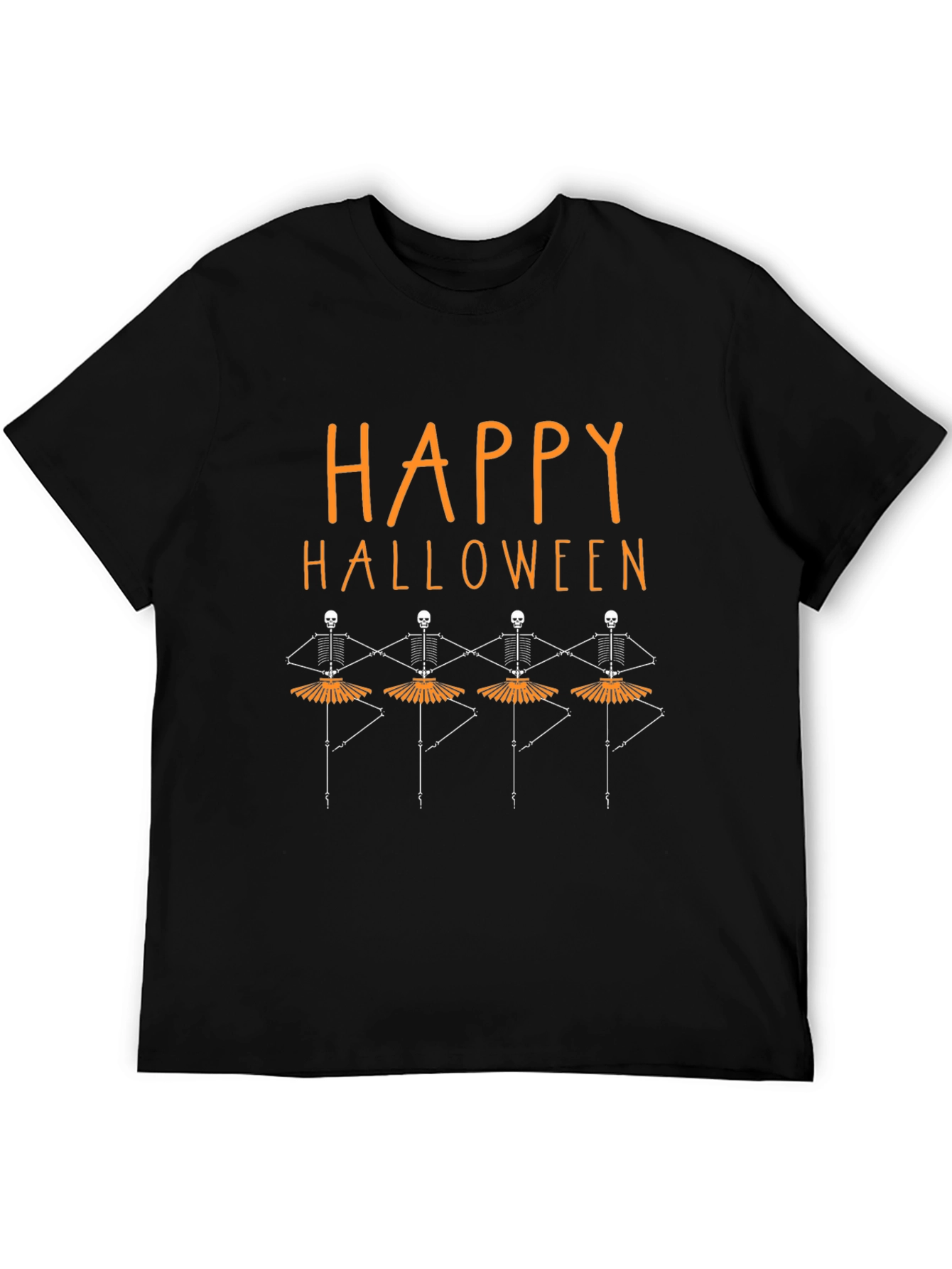 Happy Halloween Skeleton Ballerina T-Shirt