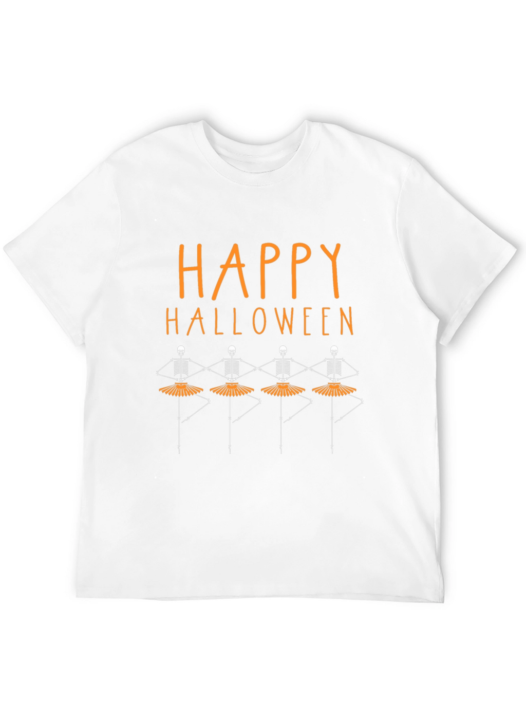 Happy Halloween Skeleton Ballerina T-Shirt