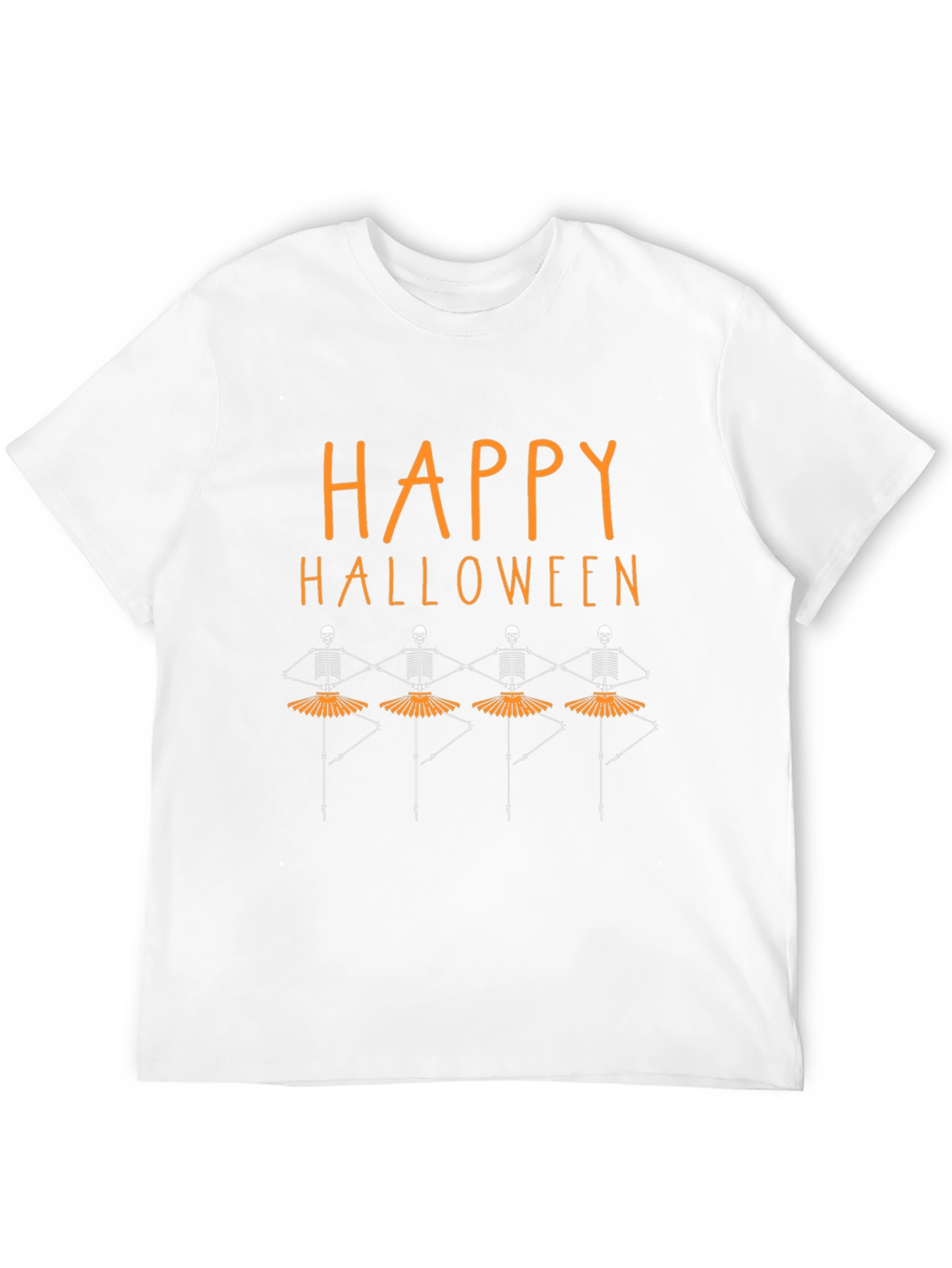 Happy Halloween Skeleton Ballerina T-Shirt
