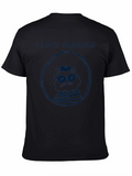 I Love Sarcasm Cat Graphic T-Shirt - Black