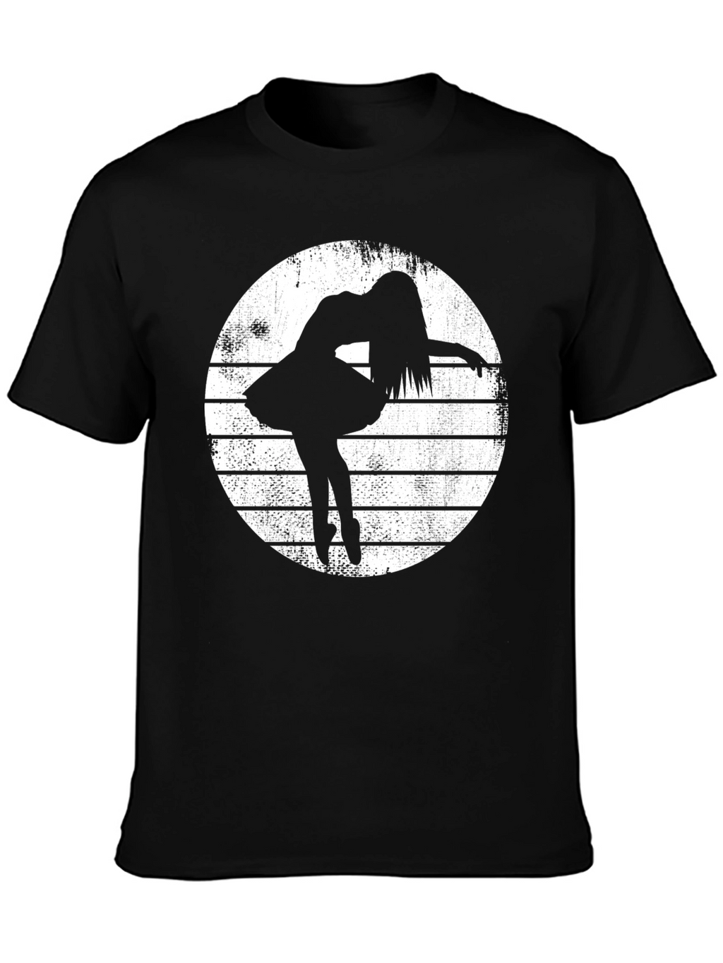 Ballerina Graphic T-Shirt - Stylish Dance Tee