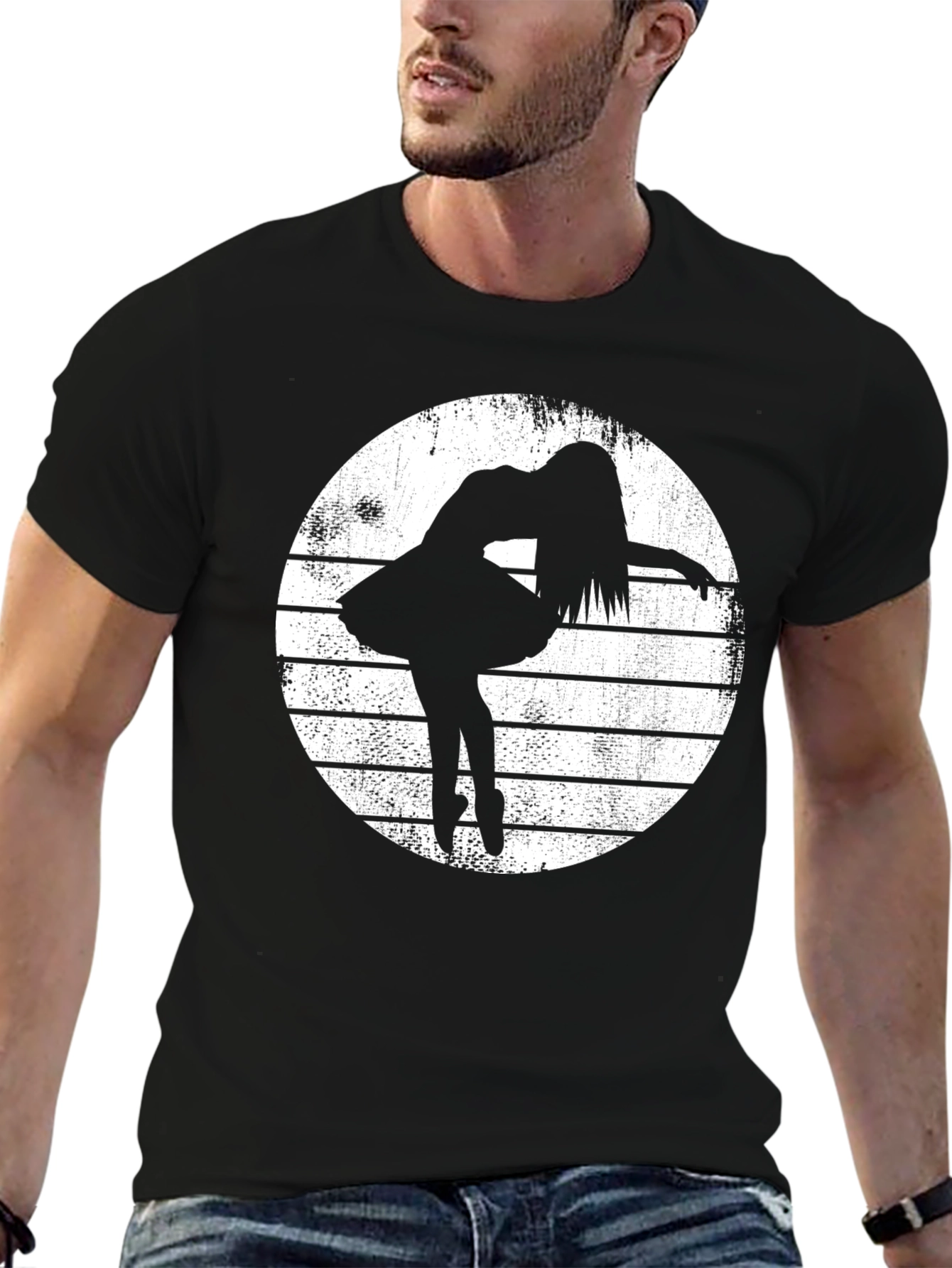 Ballerina Graphic T-Shirt - Stylish Dance Tee