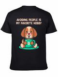 Avoiding People Dog Graphic Tee