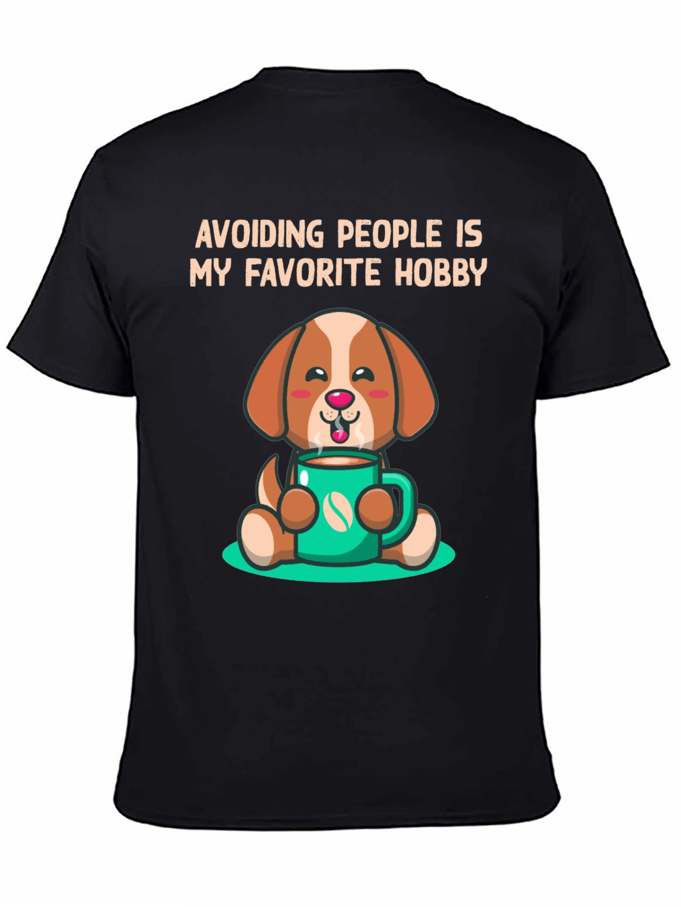 Avoiding People Dog Graphic Tee