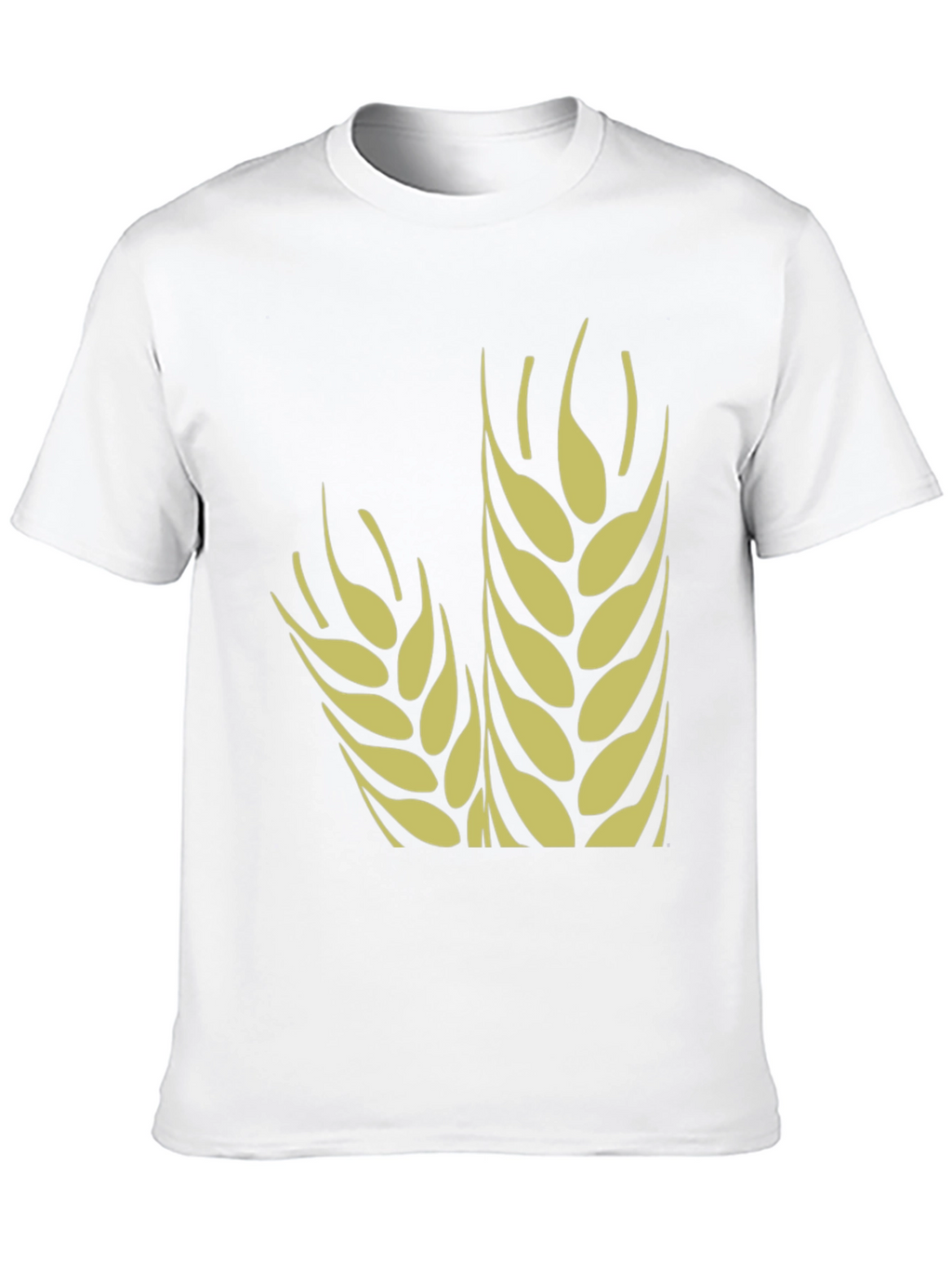 Wheat Graphic Tee - Stylish Black Cotton T-Shirt