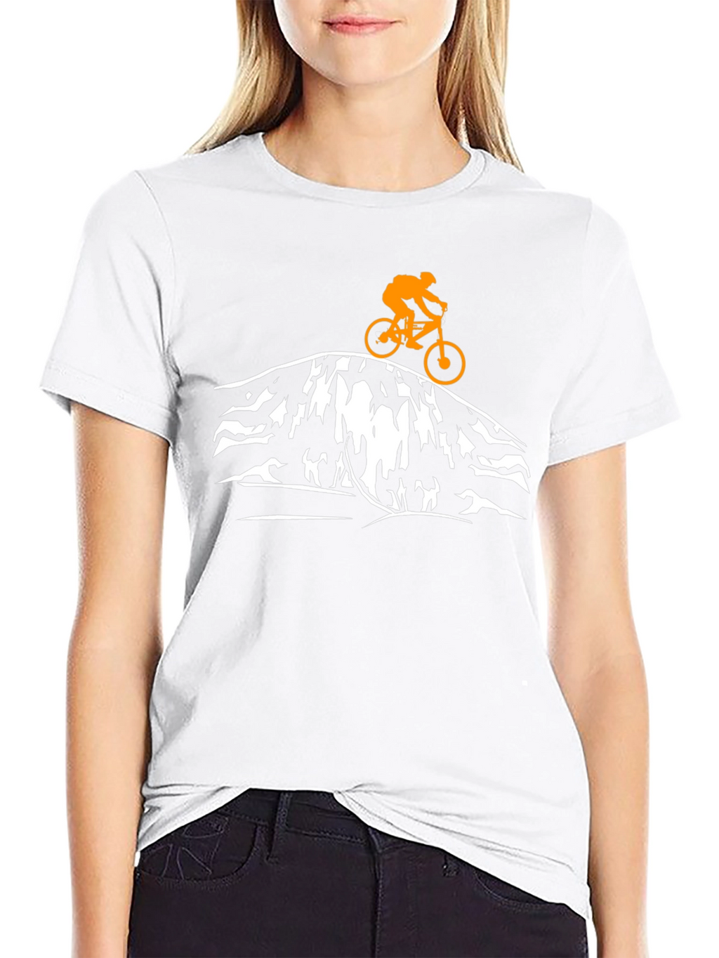 Mountain Biker T-Shirt - Adventure Awaits!