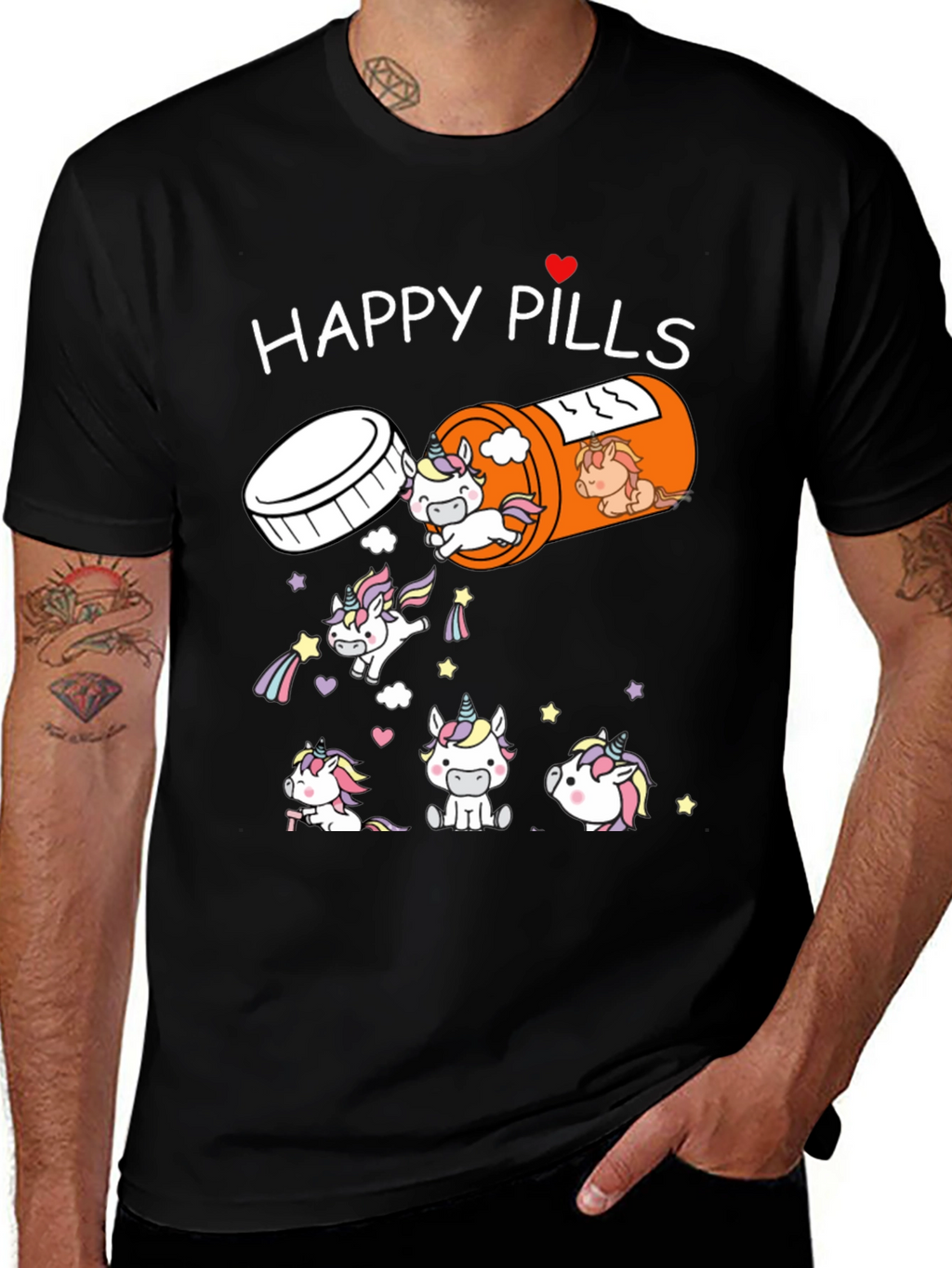Happy Pills Unicorn T-Shirt