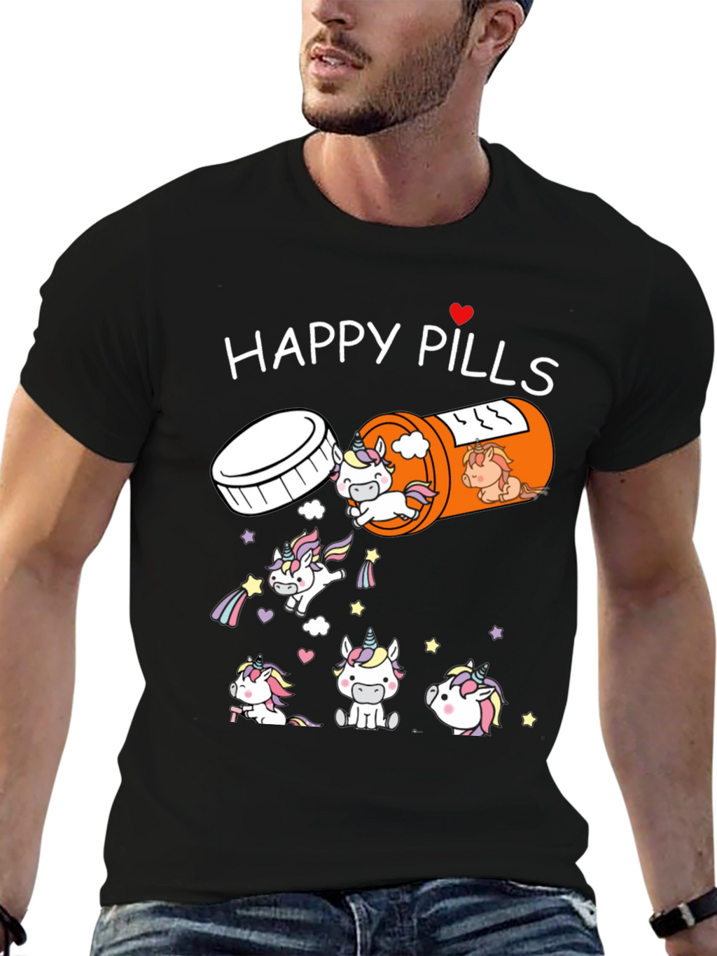 Happy Pills Unicorn T-Shirt