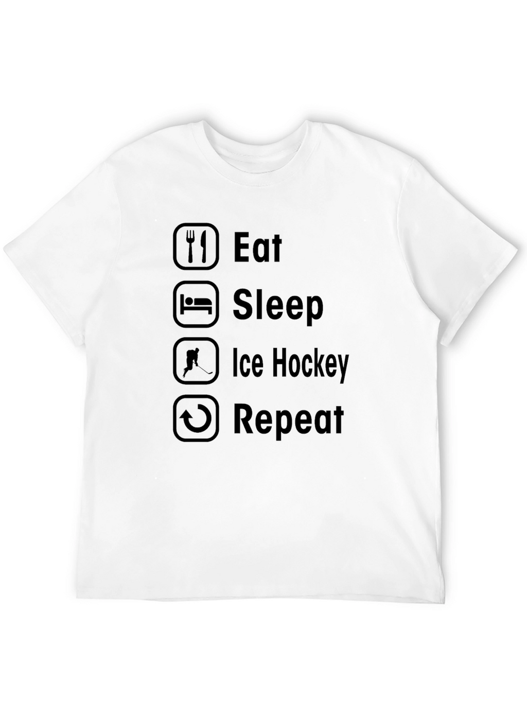 Eat Sleep Ice Hockey Repeat T-Shirt