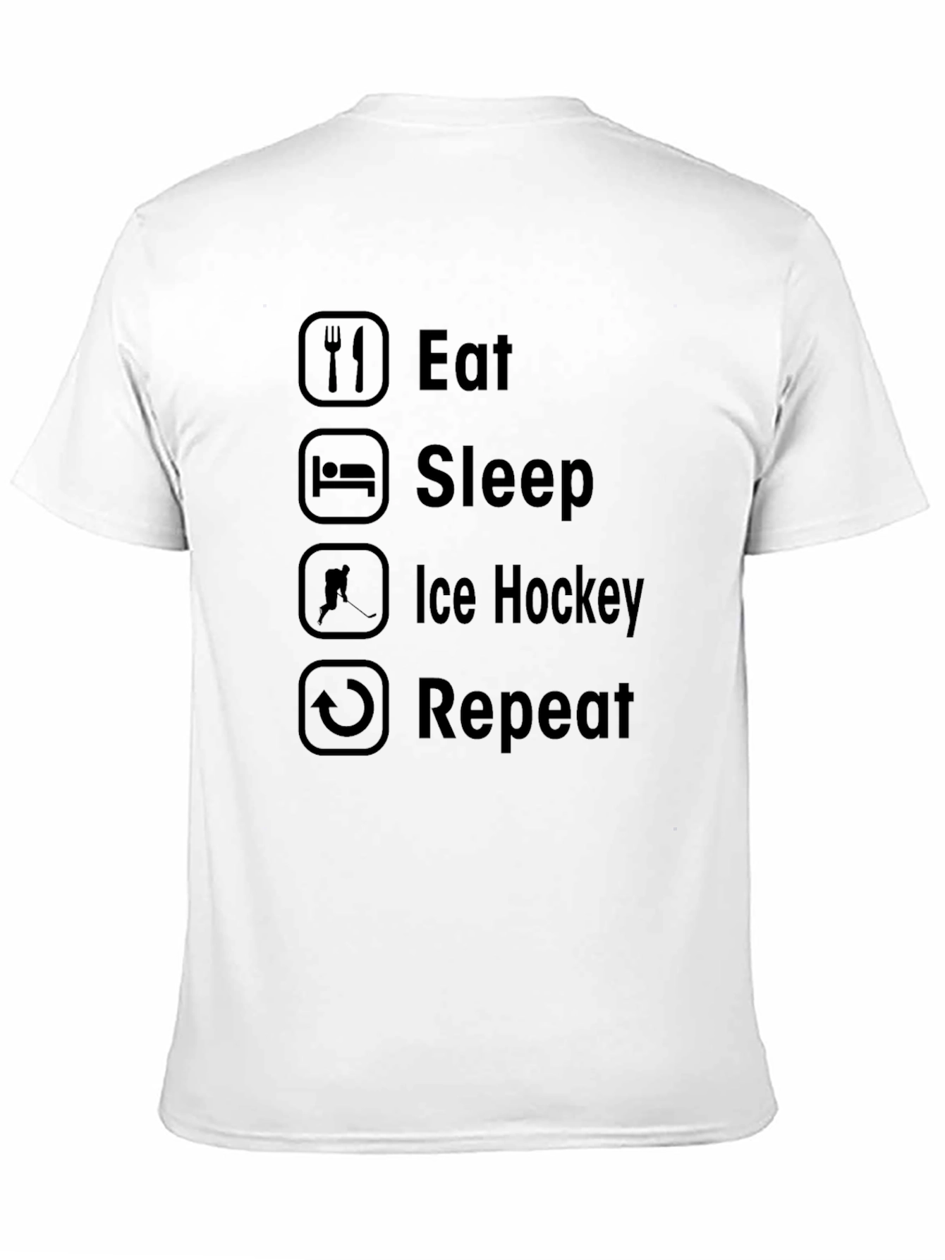 Eat Sleep Ice Hockey Repeat T-Shirt