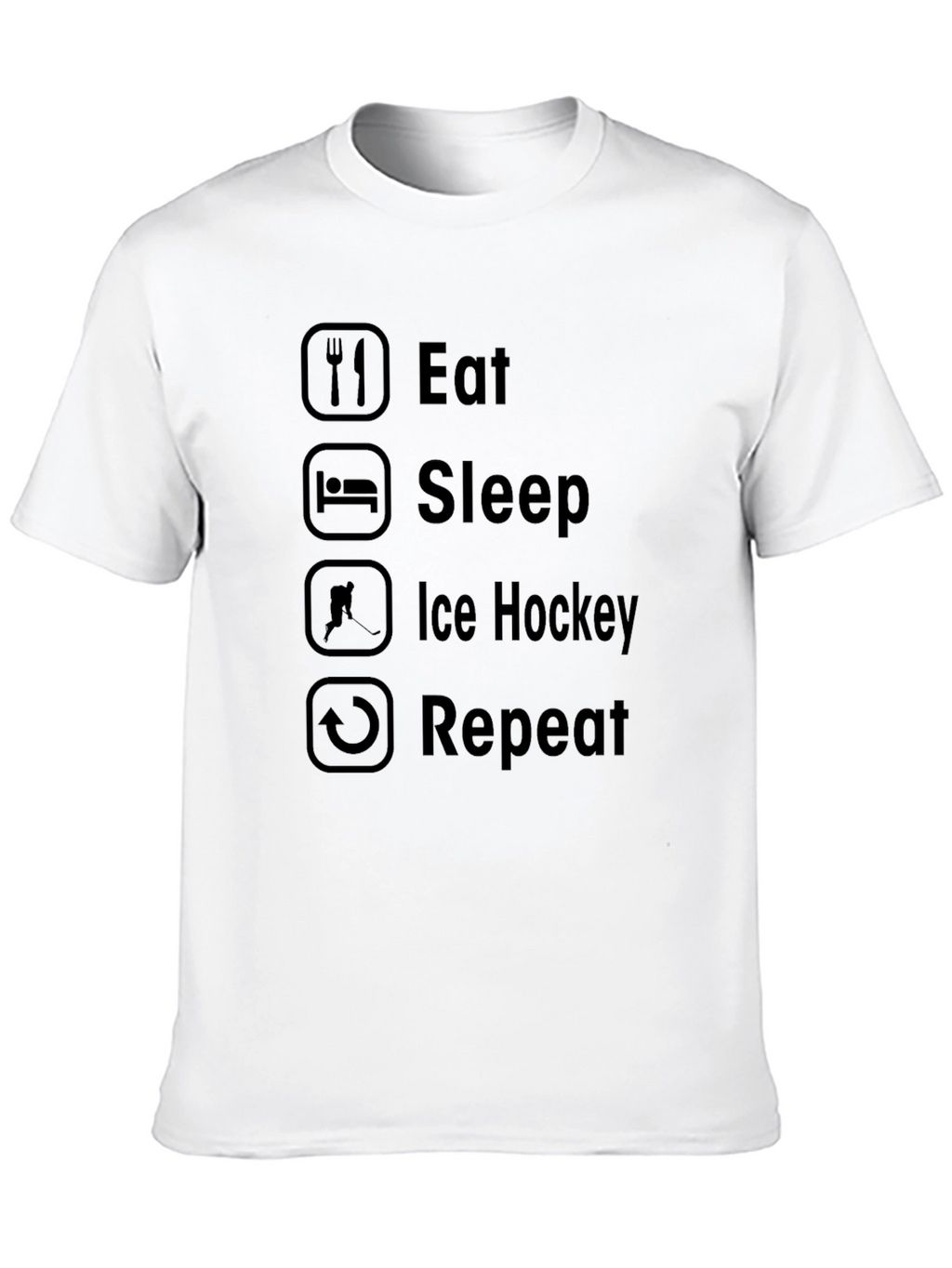 Eat Sleep Ice Hockey Repeat T-Shirt