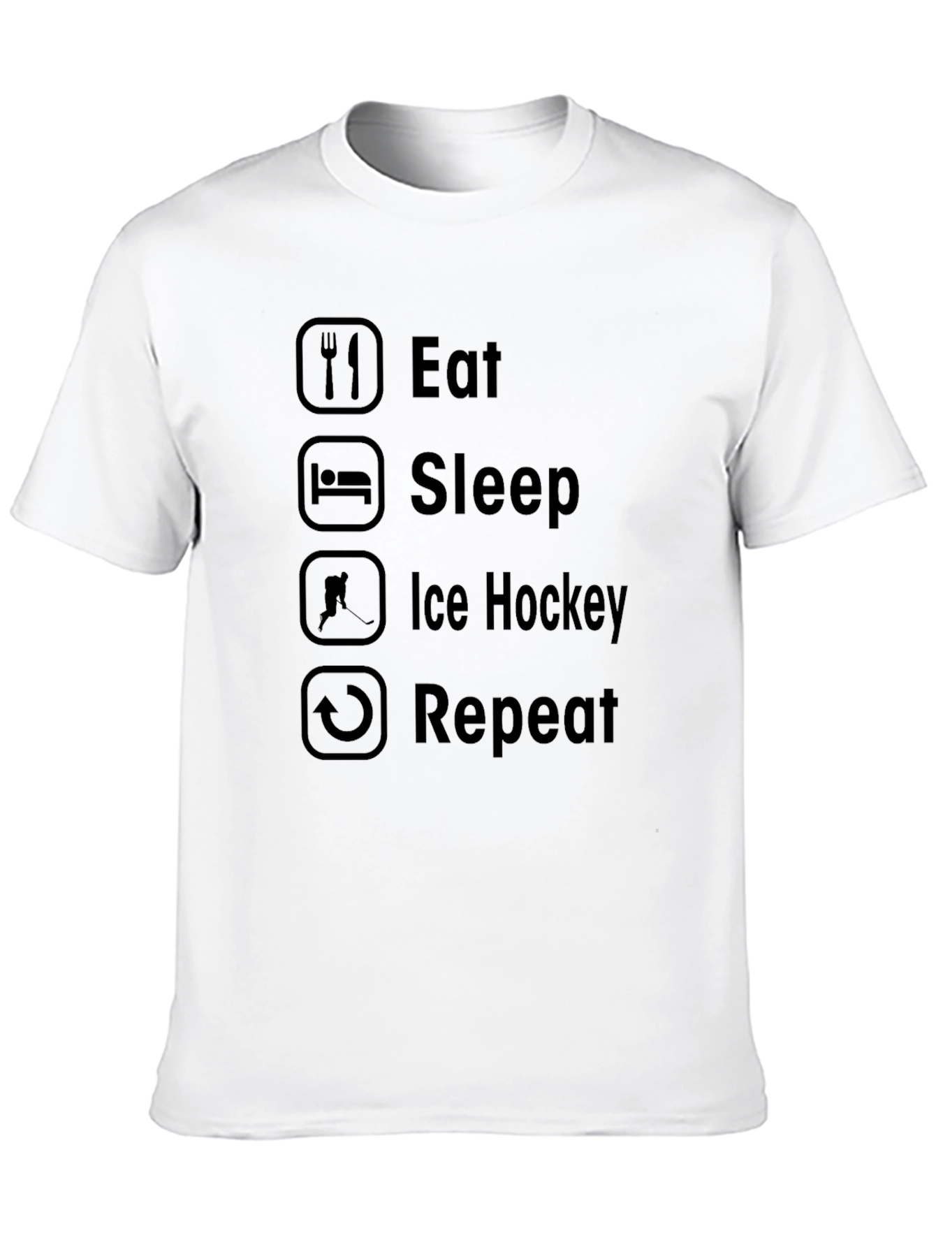 Eat Sleep Ice Hockey Repeat T-Shirt
