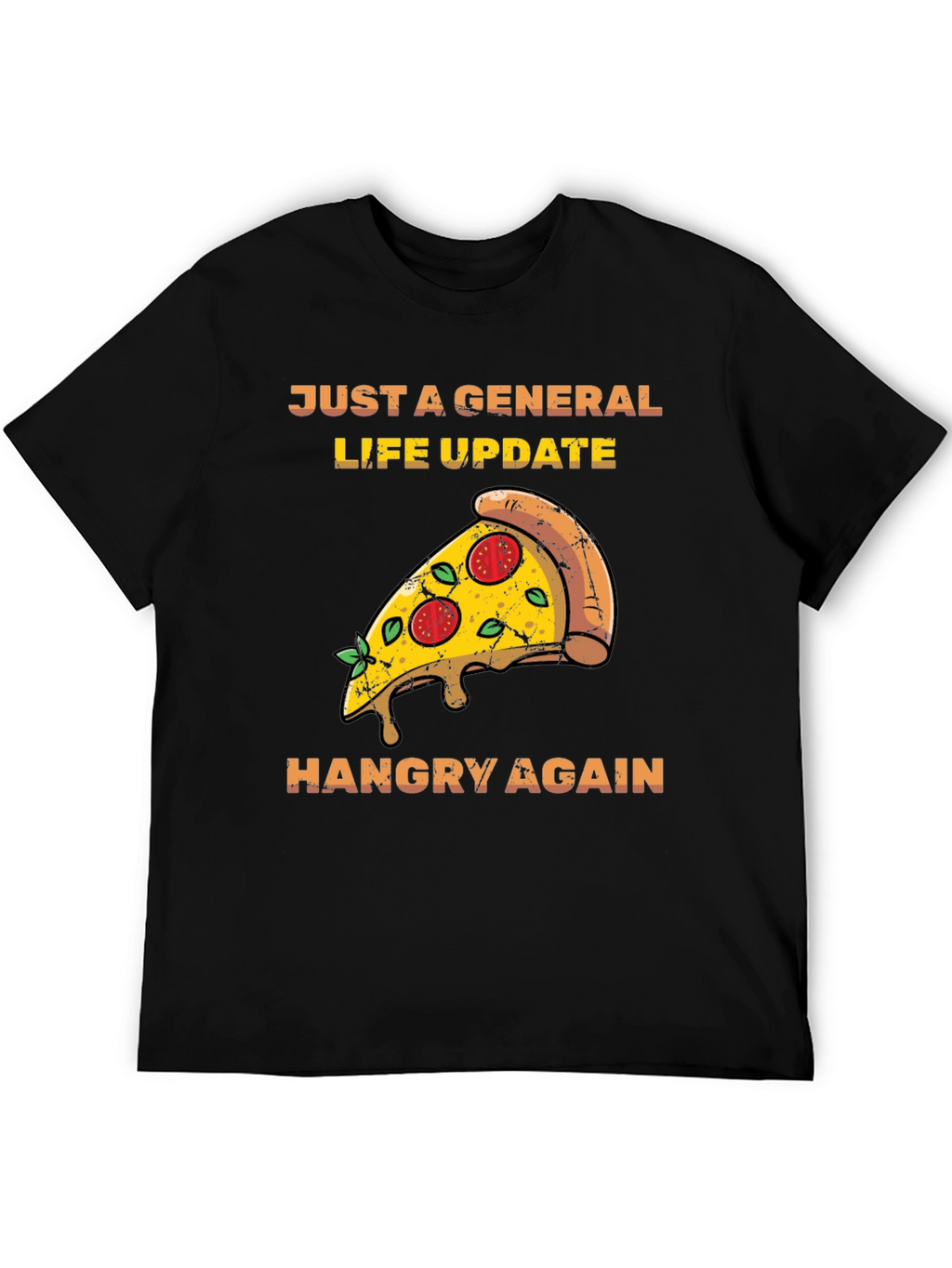 Hangry Again Pizza Slice Graphic Tee