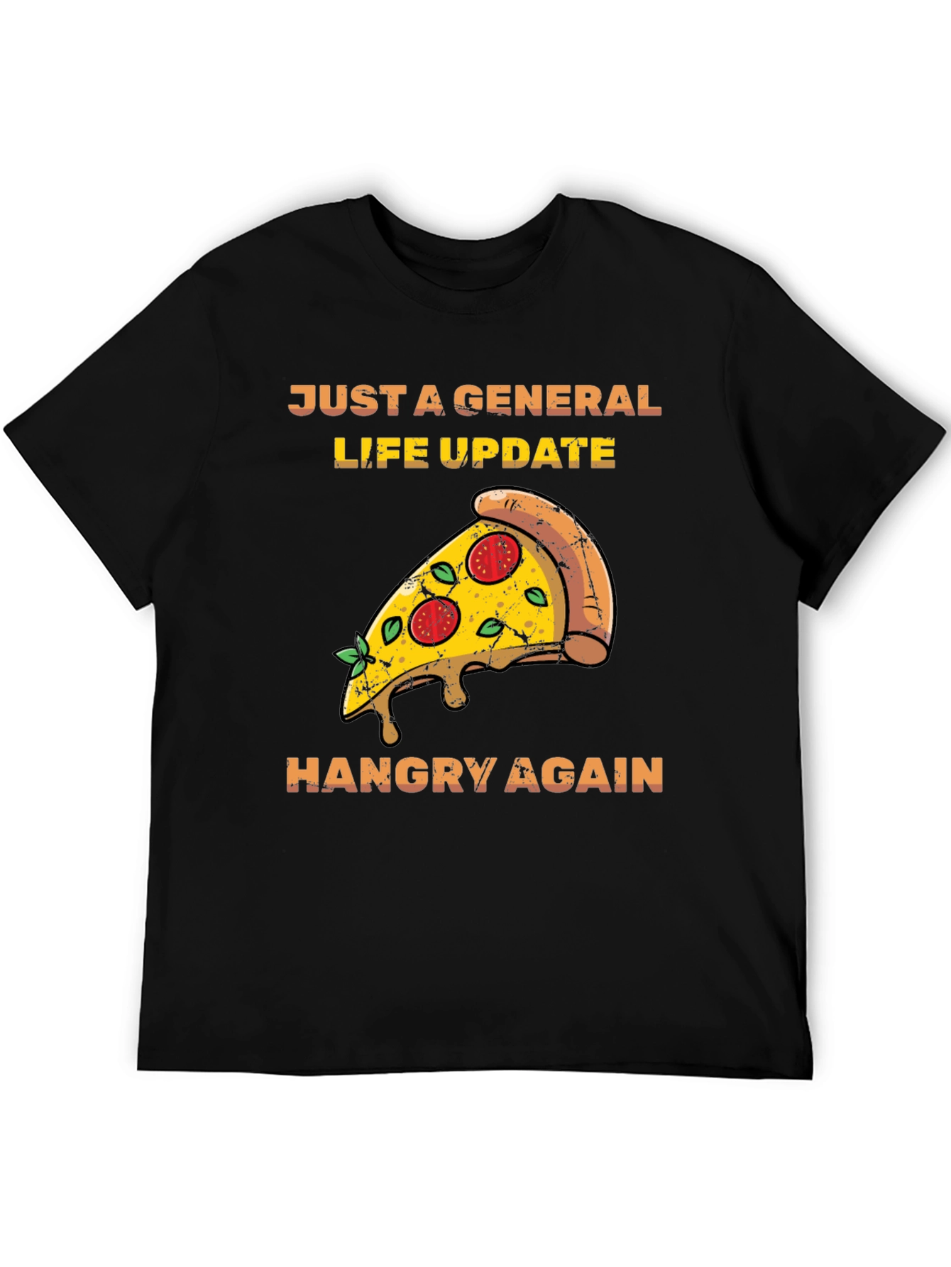 Hangry Again Pizza Slice Graphic Tee