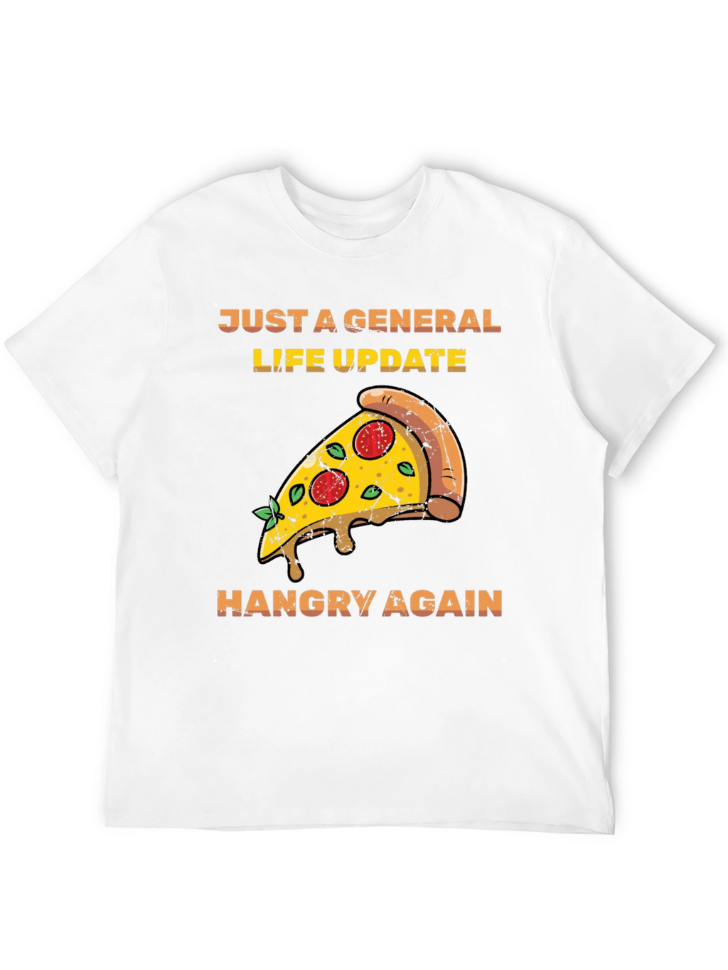 Hangry Again Pizza Slice Graphic Tee