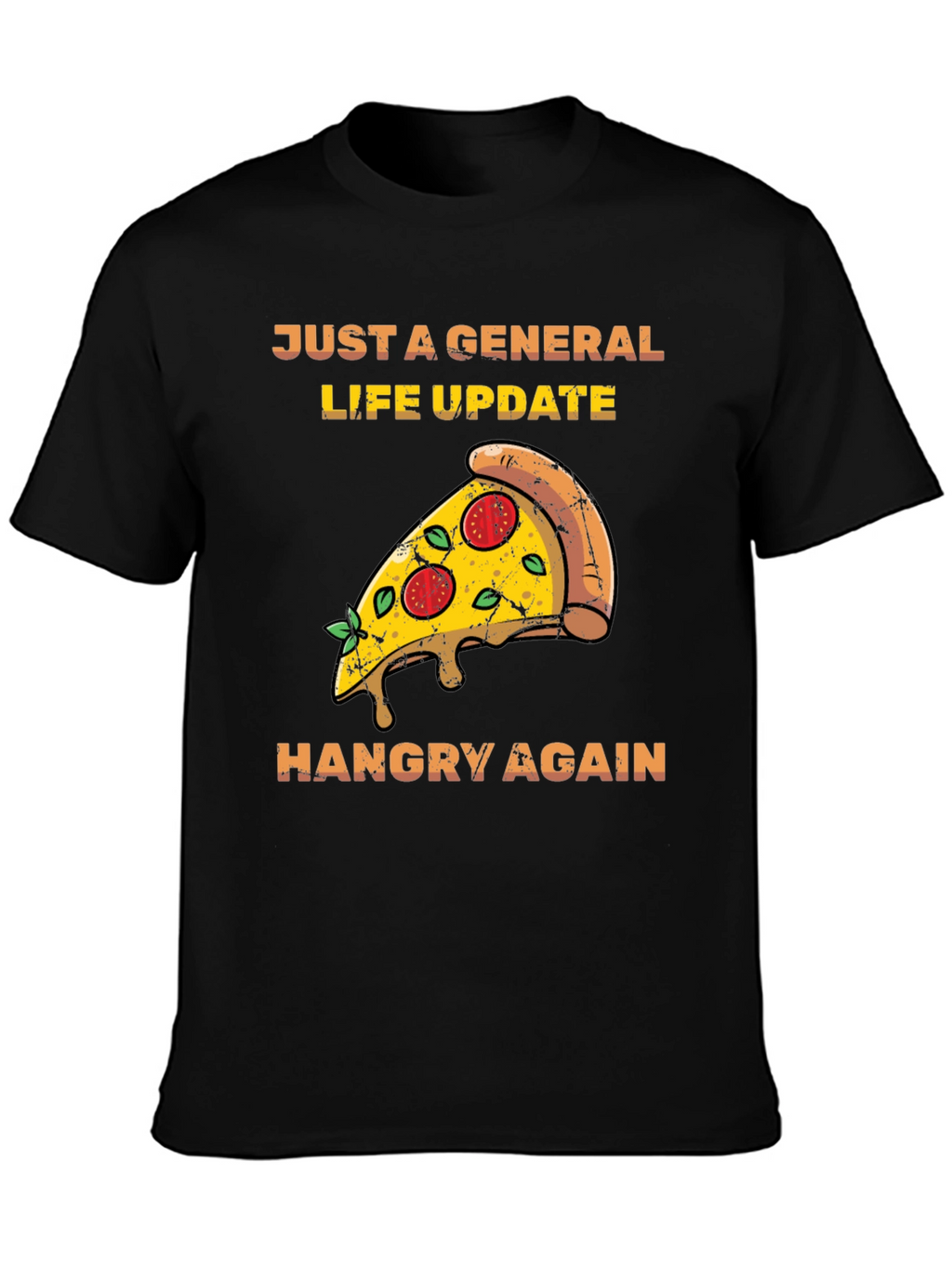 Hangry Again Pizza Slice Graphic Tee