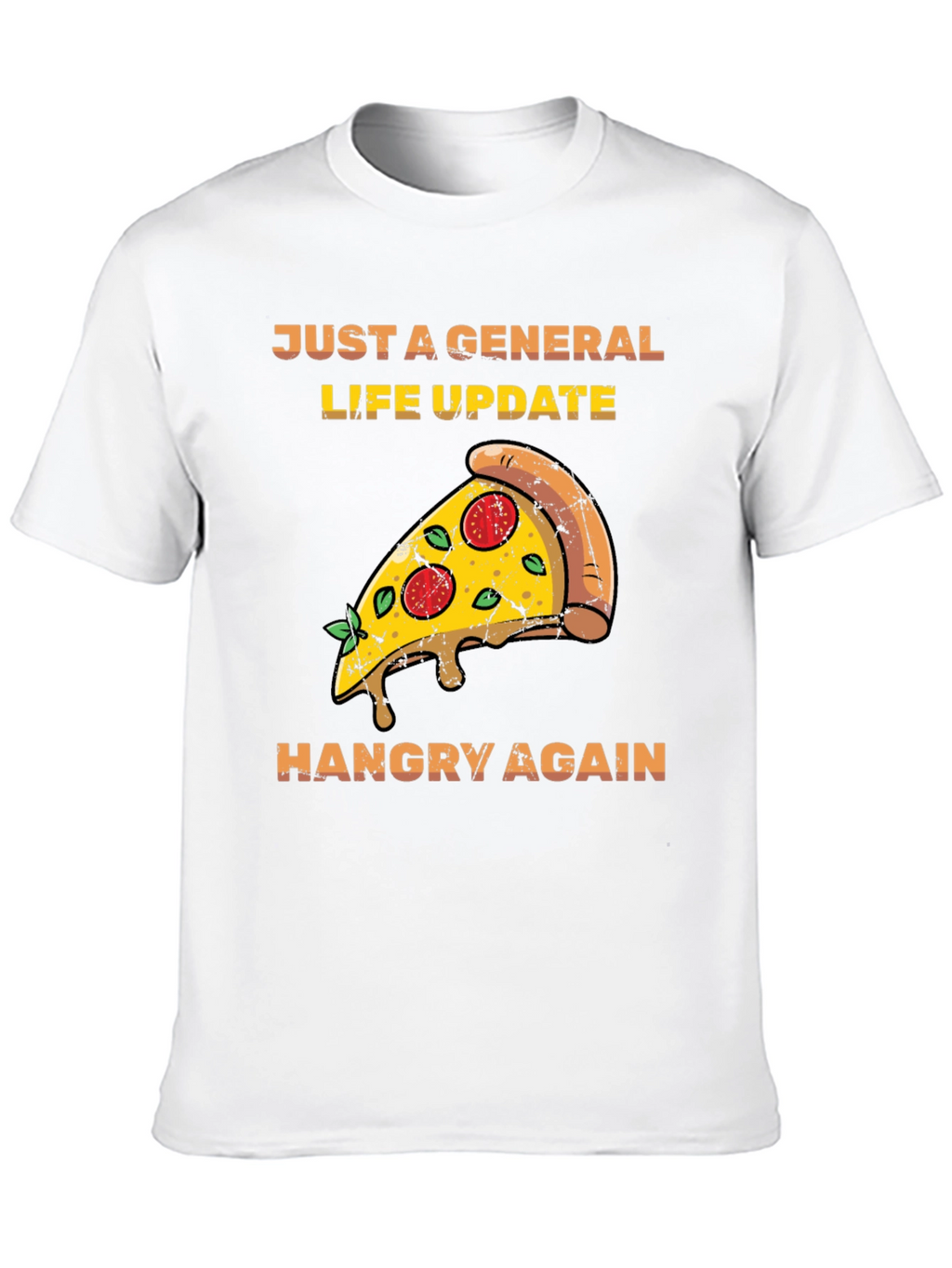 Hangry Again Pizza Slice Graphic Tee