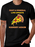 Hangry Again Pizza Slice Graphic Tee