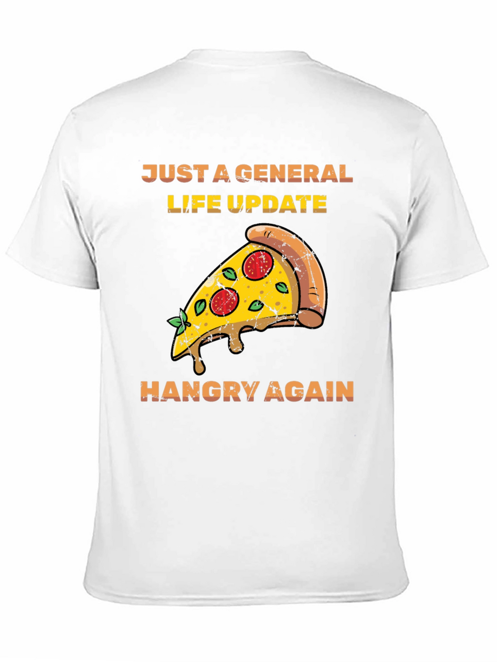 Hangry Again Pizza Slice Graphic Tee