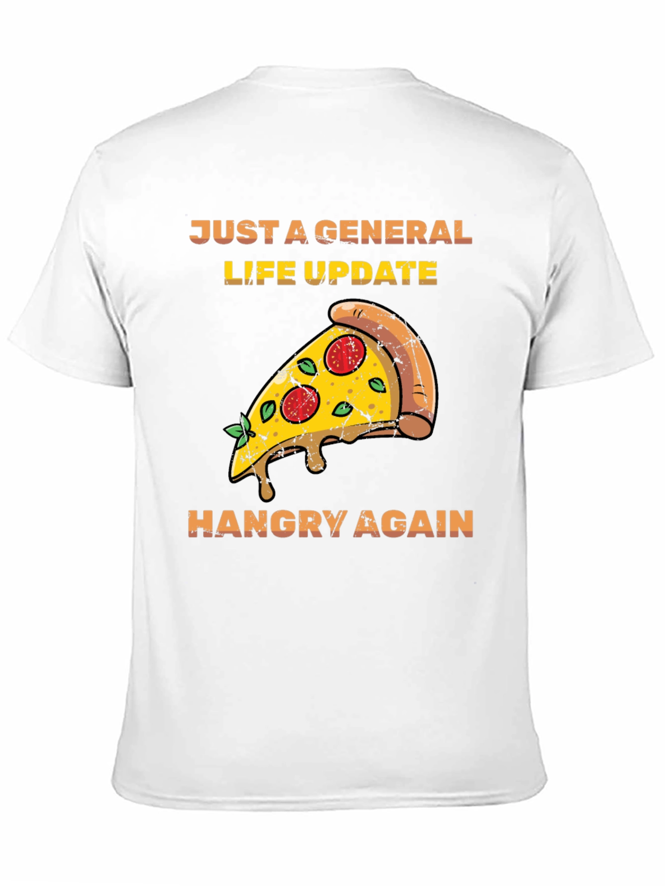Hangry Again Pizza Slice Graphic Tee