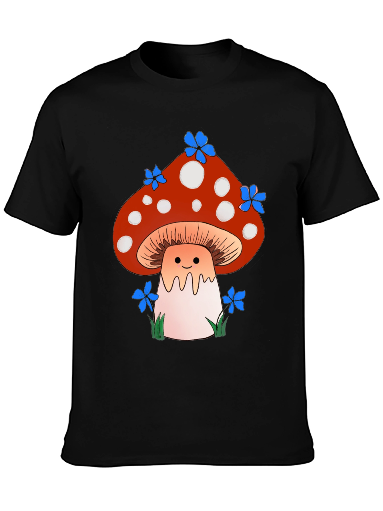 Whimsical Mushroom Graphic T-Shirt - Unisex Cotton Tee