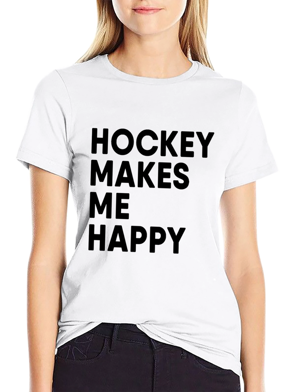Hockey Makes Me Happy T-Shirt