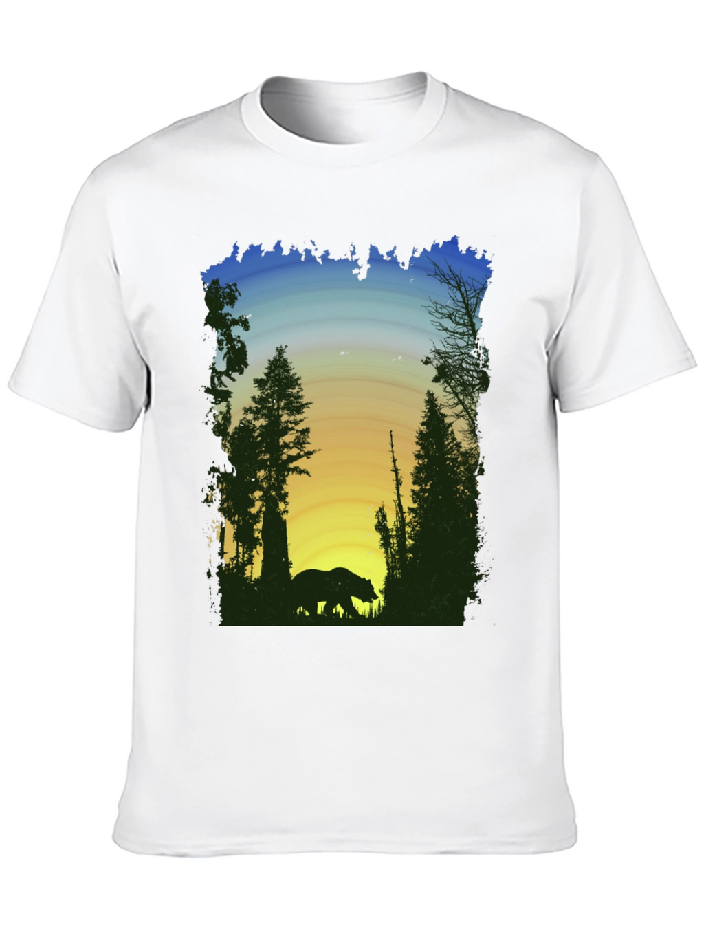 Bear Silhouette Graphic Tee