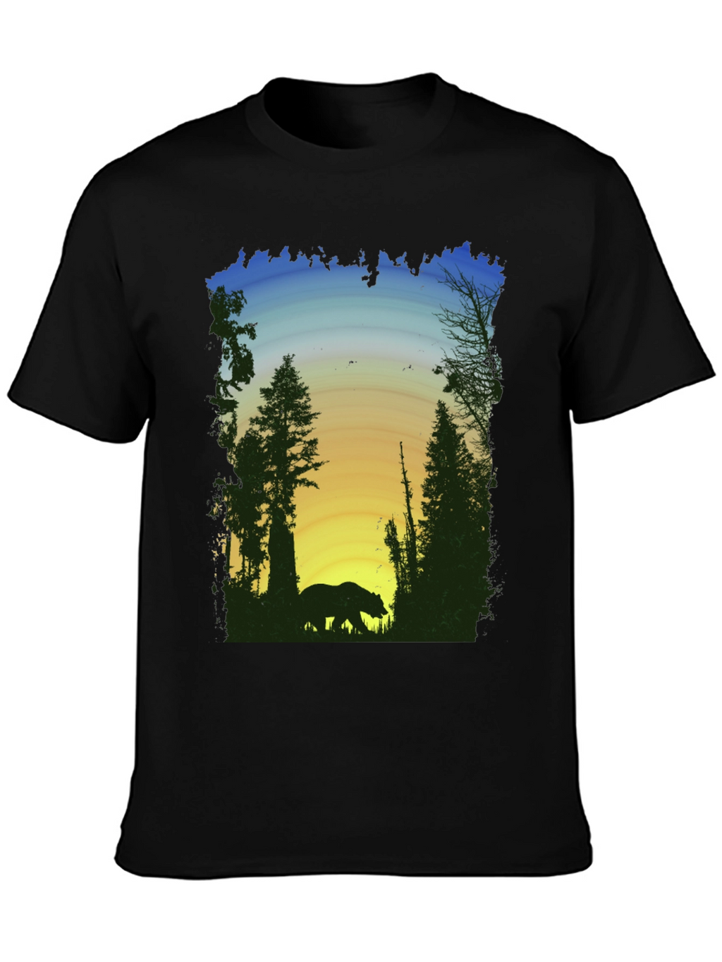 Bear Silhouette Graphic Tee