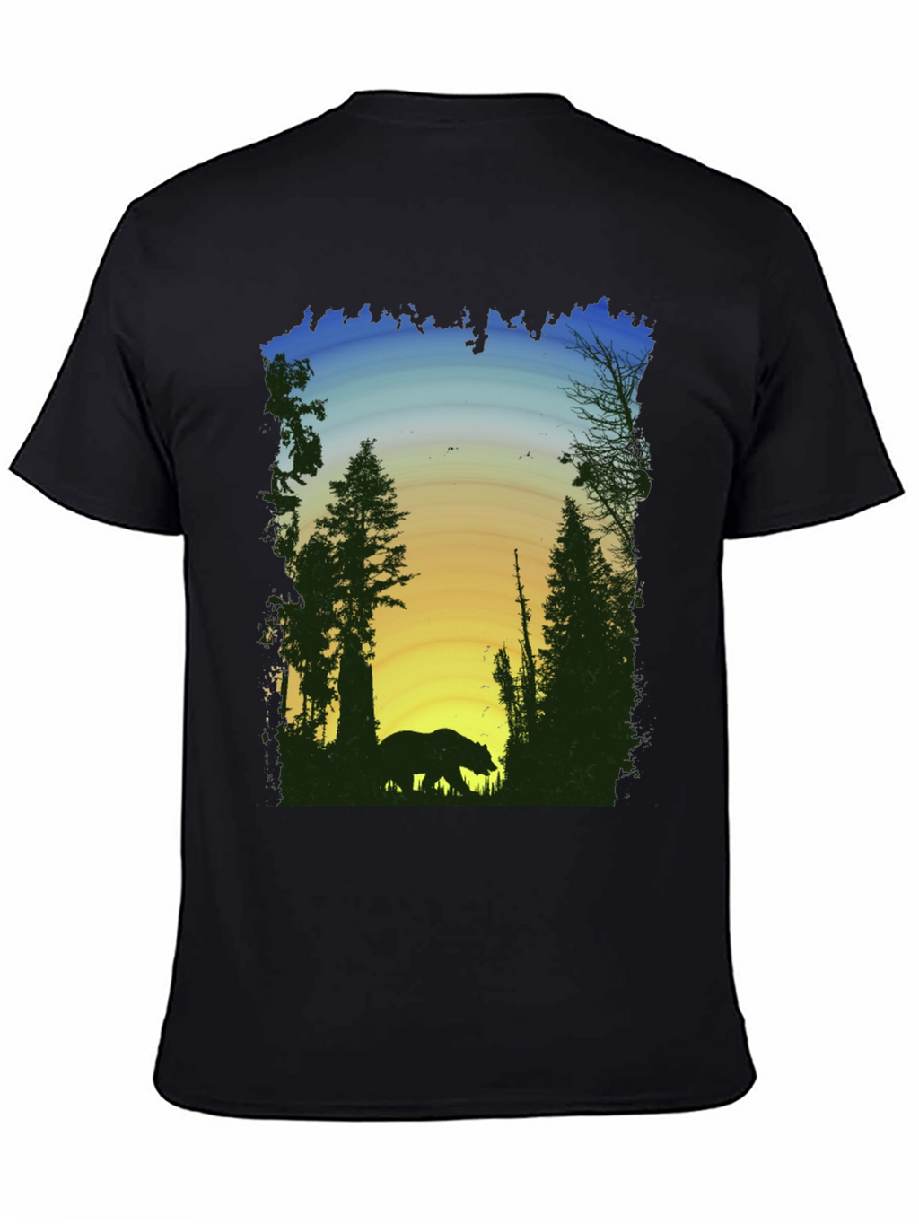 Bear Silhouette Graphic Tee