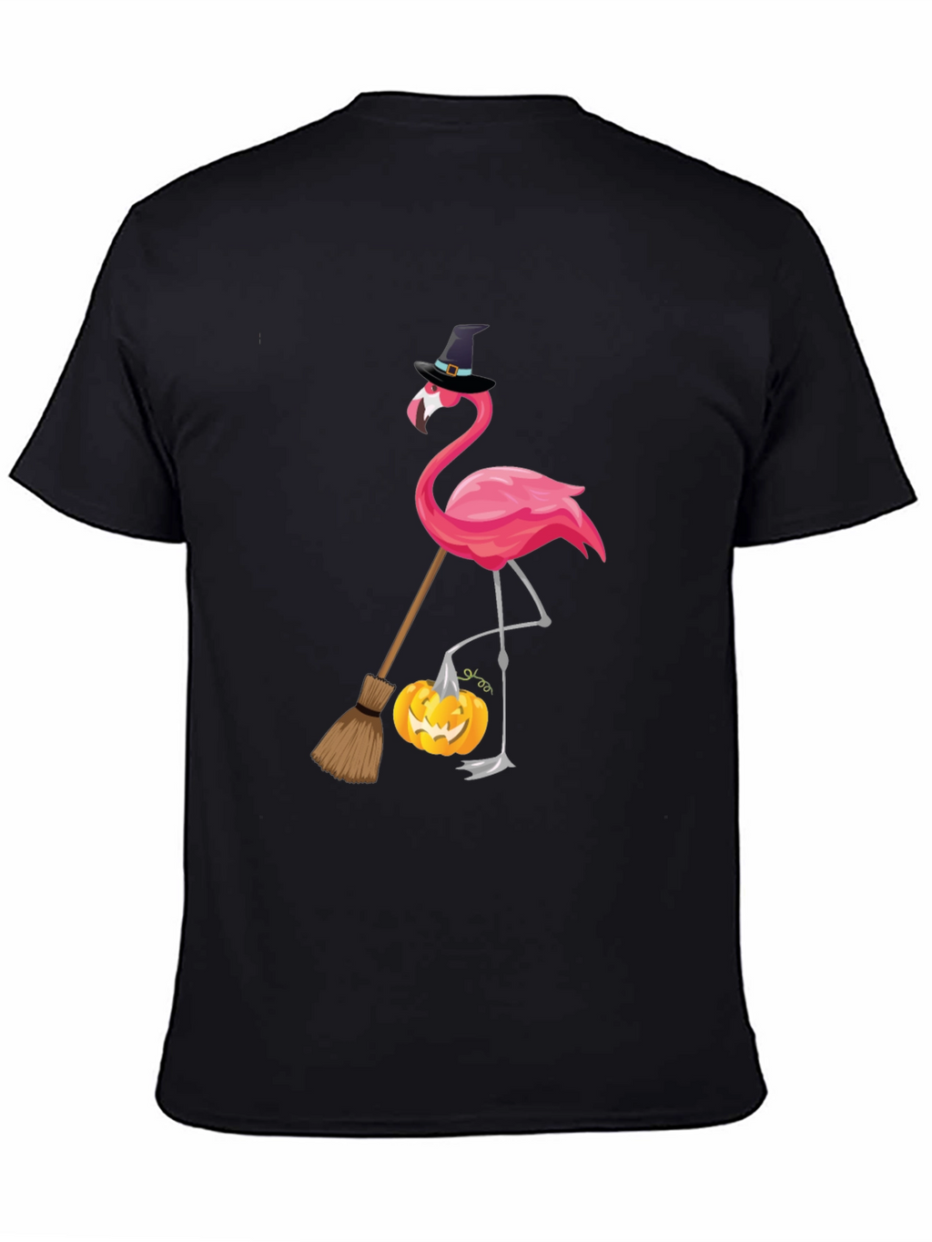 Halloween Flamingo T-Shirt: Witchy Vibes