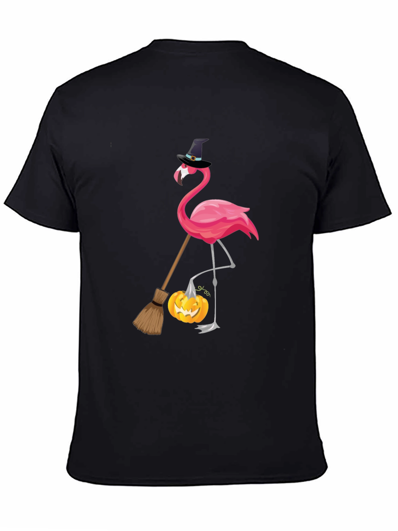 Halloween Flamingo T-Shirt: Witchy Vibes