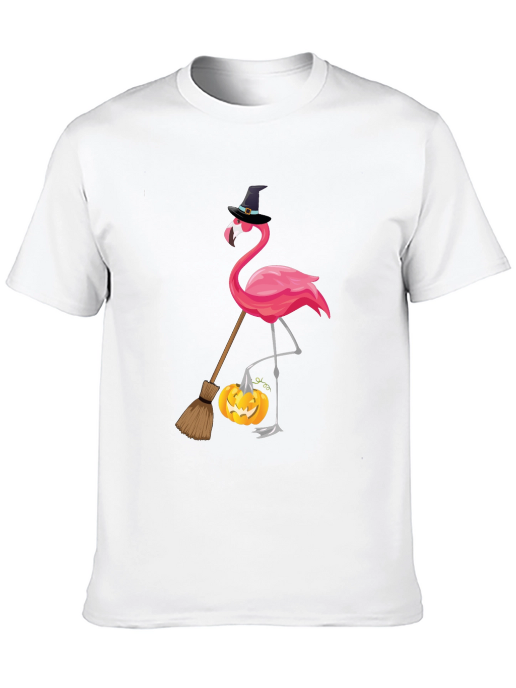 Halloween Flamingo T-Shirt: Witchy Vibes