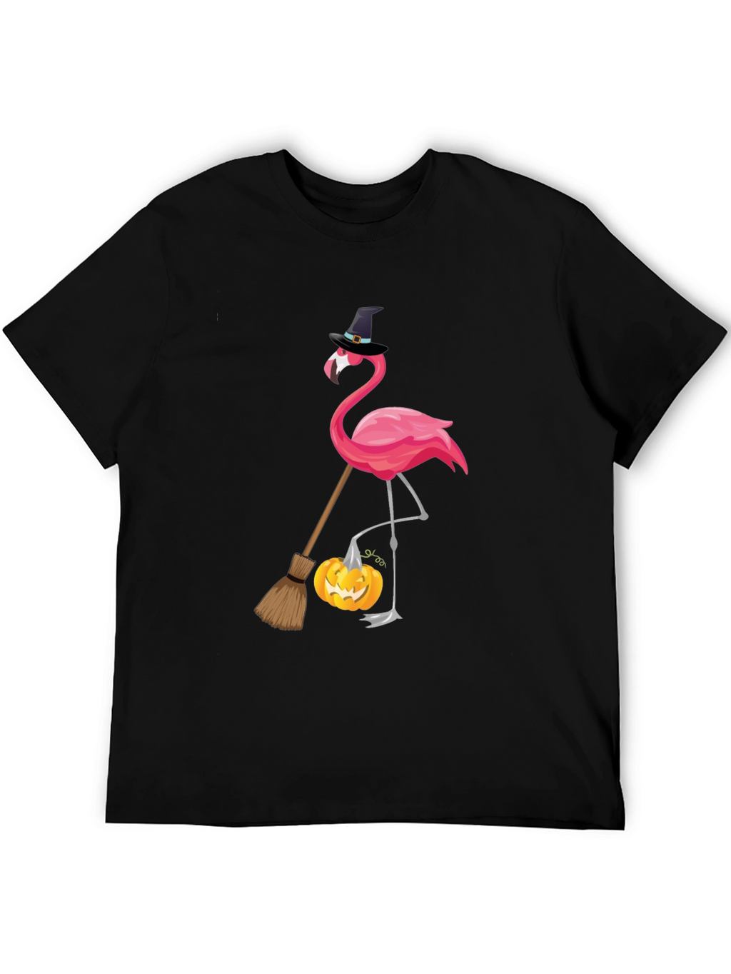 Halloween Flamingo T-Shirt: Witchy Vibes
