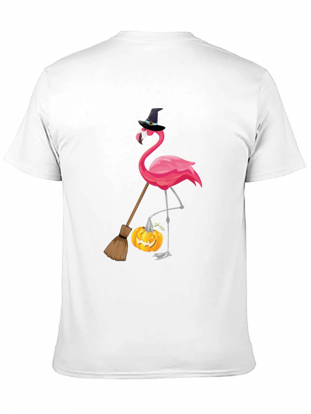 Halloween Flamingo T-Shirt: Witchy Vibes