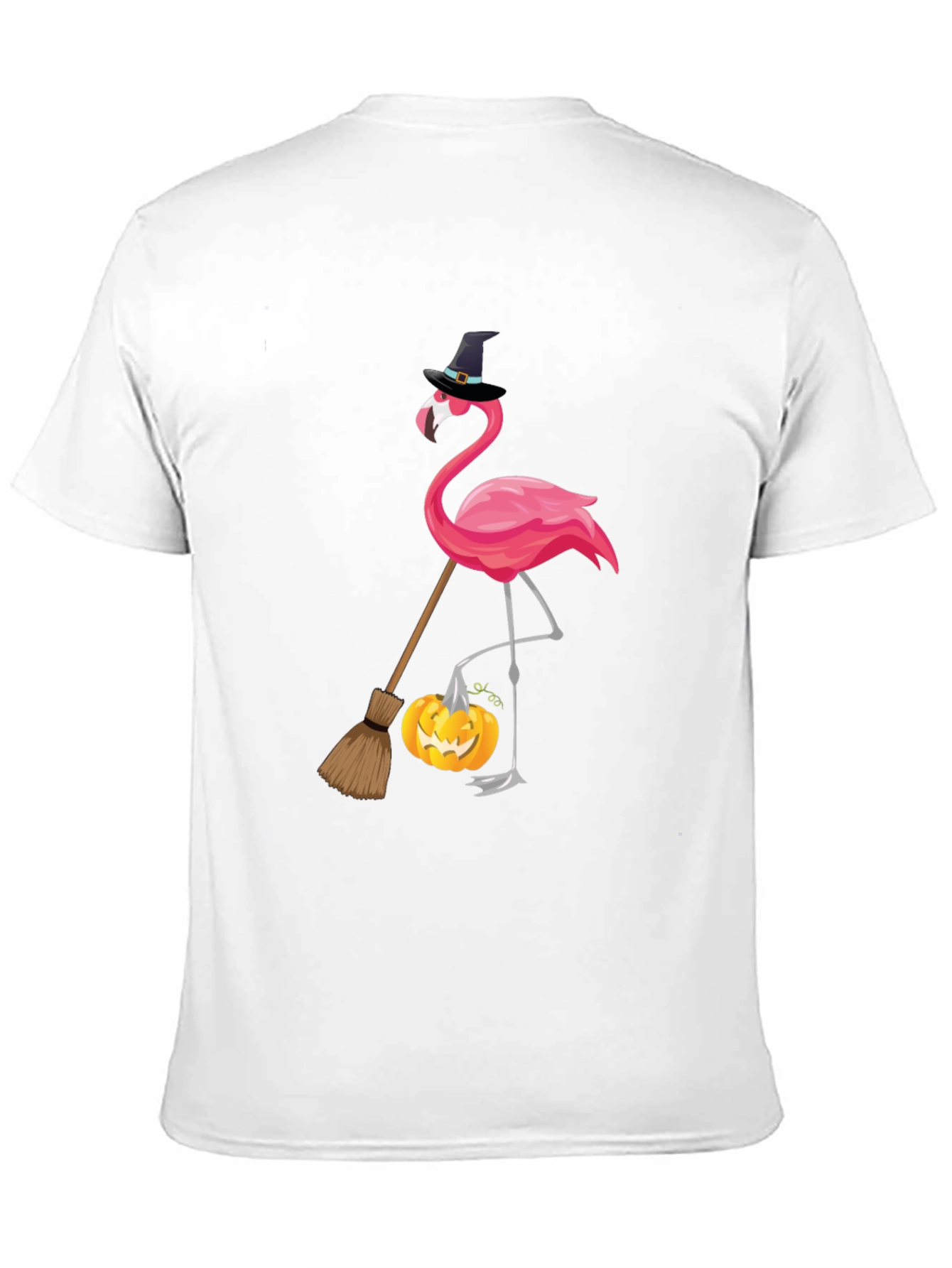 Halloween Flamingo T-Shirt: Witchy Vibes