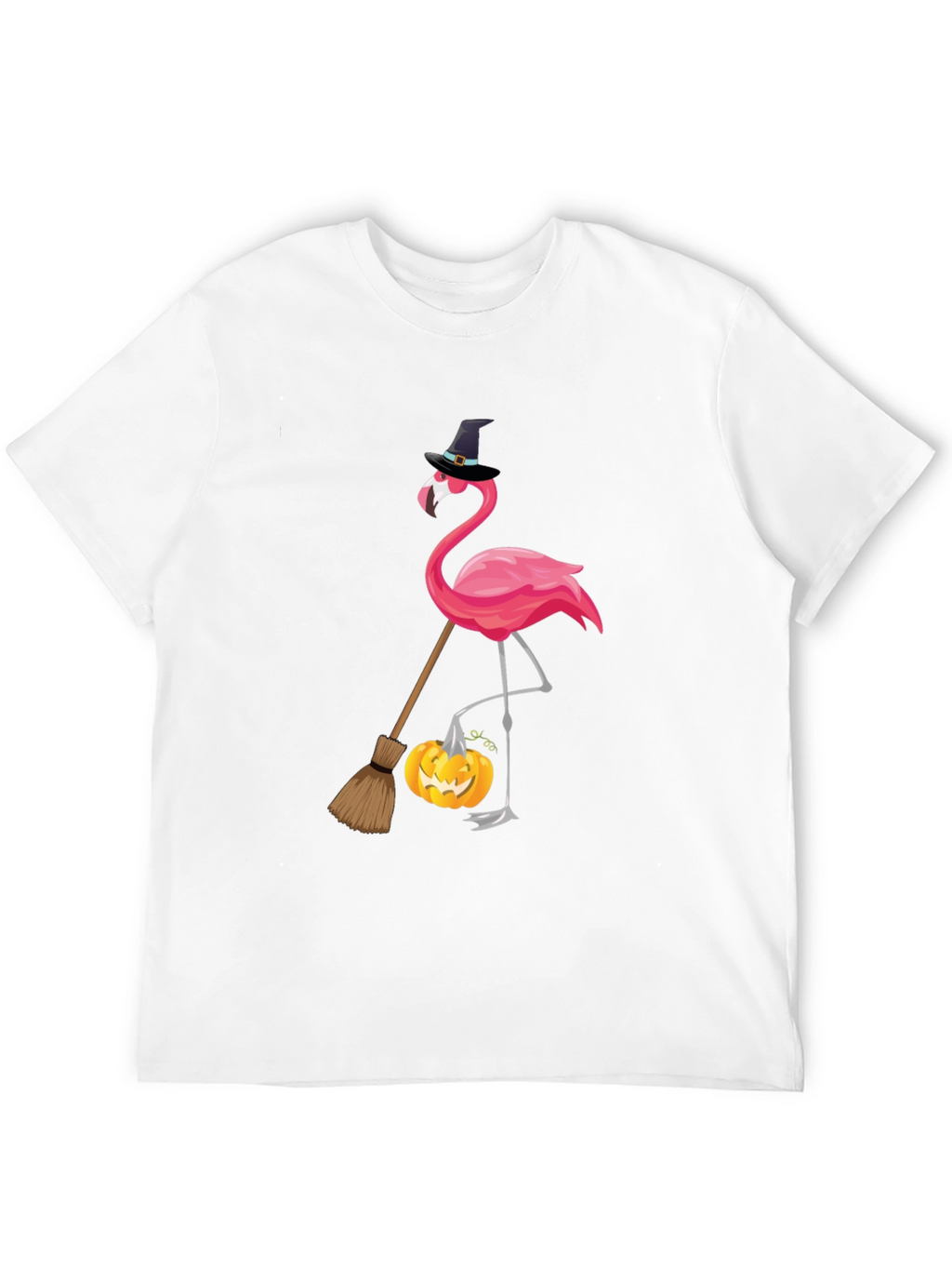 Halloween Flamingo T-Shirt: Witchy Vibes