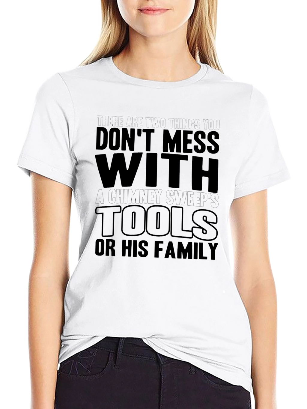 Chimney Sweeps Tools Graphic Tee - Black