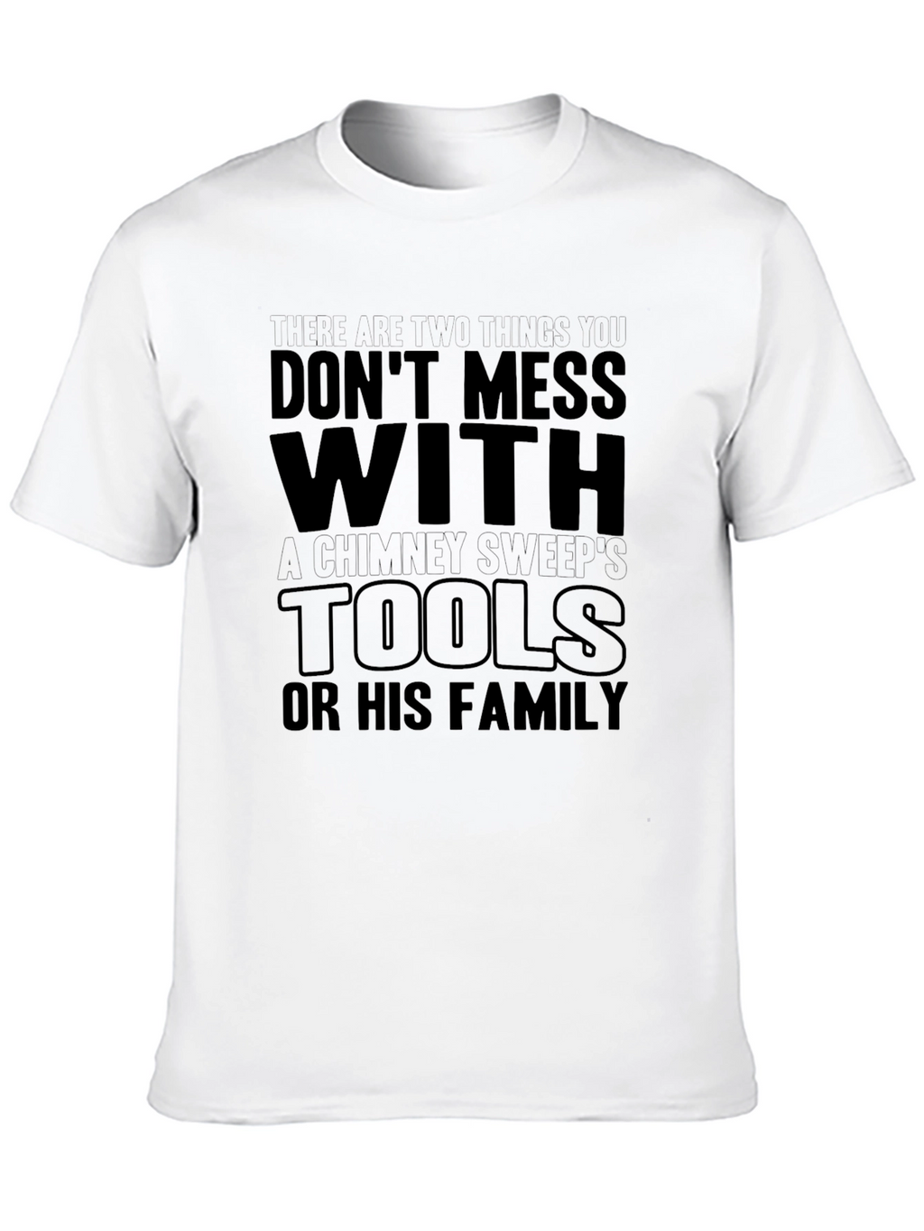 Chimney Sweeps Tools Graphic Tee - Black
